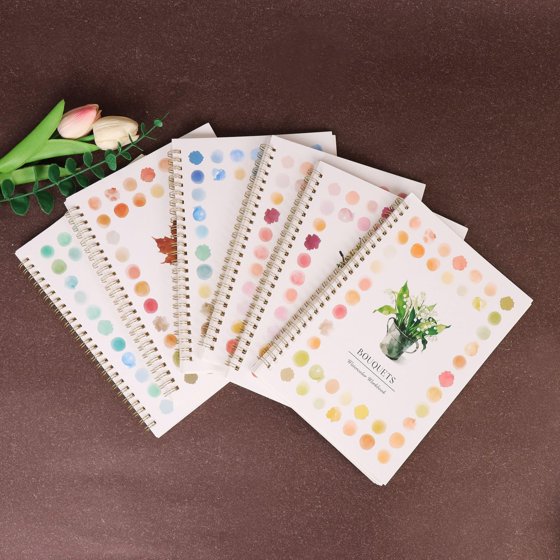 Beginner Watercolor Workbook with Paint Set - Easy Birds, Flowers & Animals Painting Kit for Kids