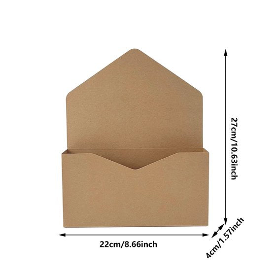 Envelope Flower Boxes DIY Surprise Bouquet Kraft Paper for Florist Gift Box Pack of 5 Home Birthday Christmas Proposal Event Affordable Colorful Arrange Flowers at Home