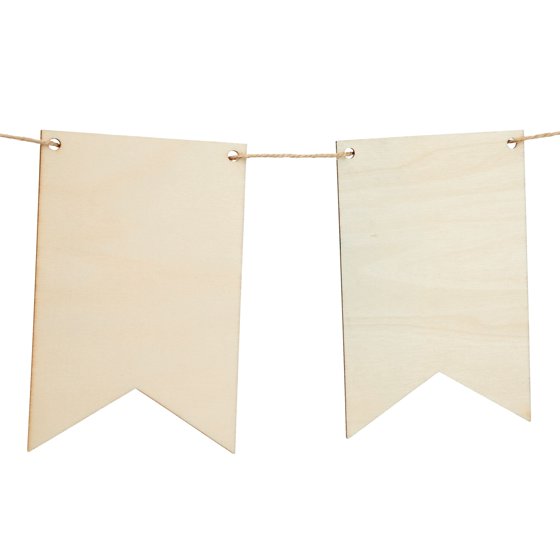 48 Pack Unfinished Blank Wood Signs for DIY Crafts, Painting, and Engraving Wall Decorations (6 x 4 In)