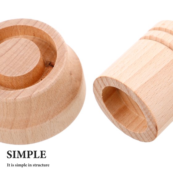 HEALEEP Diy Wooden Paper Pot Maker 1 Fomiyes Paper Pot Making Gardening 7.4x7.4x13.5in