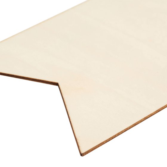 48 Pack Unfinished Blank Wood Signs for DIY Crafts, Painting, and Engraving Wall Decorations (6 x 4 In)