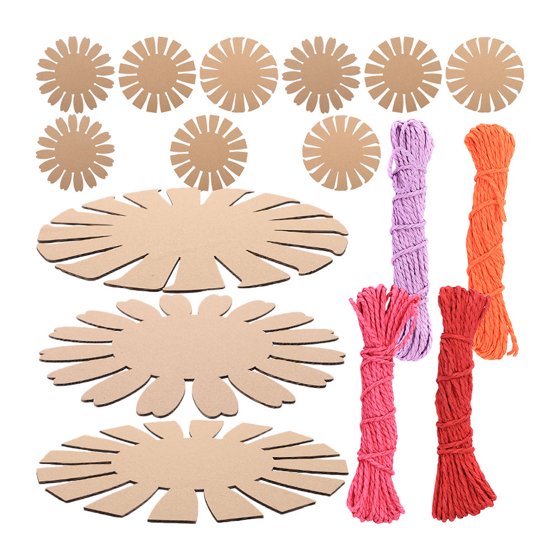 12-Piece DIY Paper Basket Weaving Kit for Women – Arts & Crafts, Small Gifts & Keepsakes, Includes 6 Colorful Raffia Ribbons
